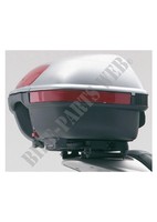 Top box 45 litre silver HONDA.-Honda